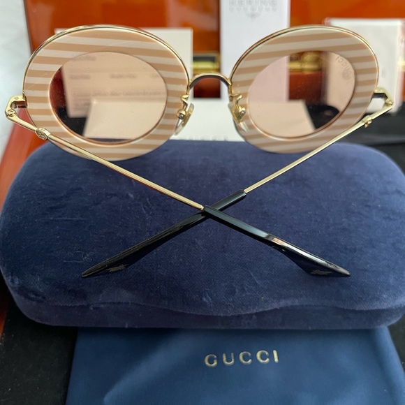 Gucci unisex round sunglasses - Picture 12 of 16